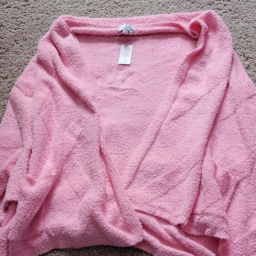 The Willow Tree Cozy Pink Women's Shrug/Cardigan OS